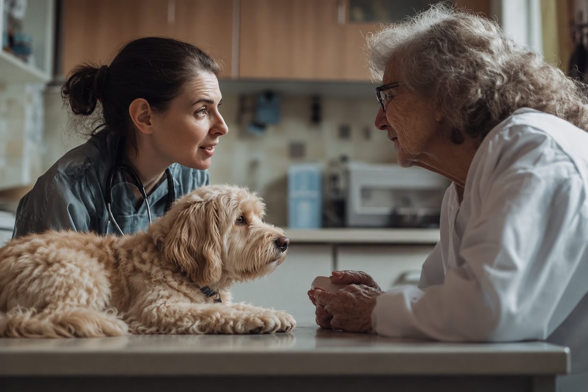 A canine health researcher
